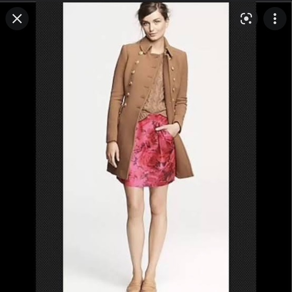 JCrew Peony Floral Origami Mini with Pockets - Picture 2 of 6